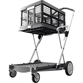 Klappmobil CLAX® inkl. Klappbox, 46 l, grau