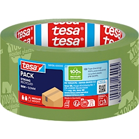 Klebeband Paketklebeband tesapack® Eco & Strong,, 6 Rollen, grün (bedruckt)