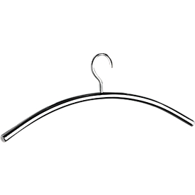 Kleerhanger - rvs - L 450 mm - geborsteld rvs