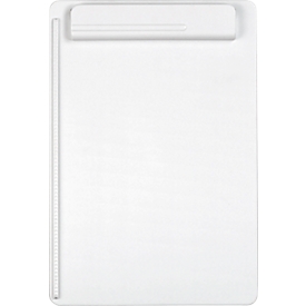 Klembord MAULgo Recycling, A4, klembreedte 8 mm, met papierstop links &amp; klemhouder voor schrijfgerei, 90 % gerecycled kunststof, wit