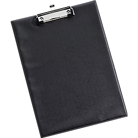 Klemmbrett, DIN A4, Kunststoff, mit Aufhängöse, schwarz
