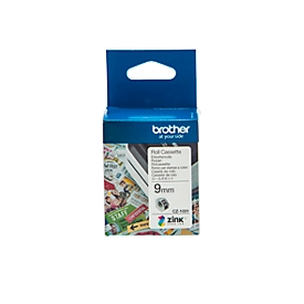 Kleur-etiketrollen voor Brother VC-500W, zelfklevend, L 5000 mm x B 9 mm
