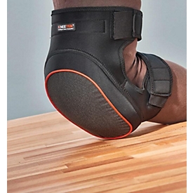 KNEETEK Genouillères KevSafeSoft Le spécialiste, DIN EN 14404, antidérapantes, universelles, noires