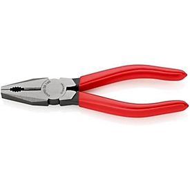 KNIPEX Combinatietang, L 160 mm, gepolijste kop, kunststofbekleding, voor kabel-Ø 10 mm, DIN ISO 5746