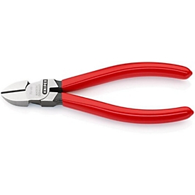 KNIPEX Seitenschneider, L 140 mm, Kopf poliert, Vanadin-Elektrostahl, Schneidenhärte 62 HRC, Kunststoffgriff