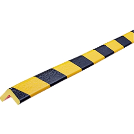 Knuffi® hoekbescherming type E Vorst, zelfklevend, schokabsorberend, -40 °C tot +100 °C, 1 m, PU schuim, geel/zwart