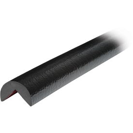 Knuffi® perfil de protección de esquinas tipo A, rollo de 5 metros, negro