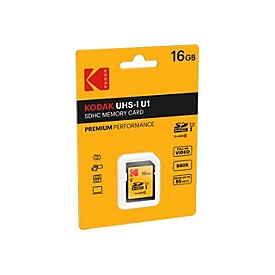 Kodak - Flash-Speicherkarte - 16 GB - UHS-I U1 / Class10 - 580x - SDHC UHS-I