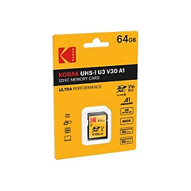 Kodak - Flash-Speicherkarte - 64 GB - UHS Class 3 / Class10 - 650x - SDXC UHS-I