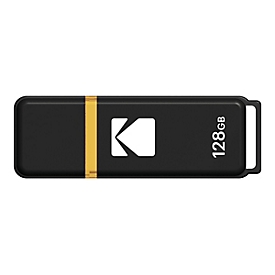 Kodak K103 - USB-Flash-Laufwerk - 128 GB - USB 3.0 - Schwarz, Gelb