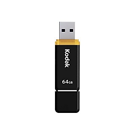Kodak K103 - USB-Flash-Laufwerk - 64 GB - USB 3.0 - Schwarz, Gelb