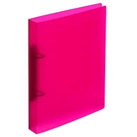 Kolma Easy ring binder, A5, KolmaFlex, semi-transparent, berry