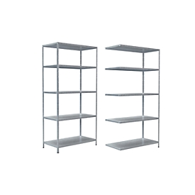 Komplettangebot Steckregal 2000 x 2000 x 500, verzinkt