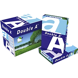 Kopieerpapier Double A, A4, 80 g/m², zuiver wit, 1 doos = 5 x 500 vel