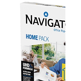 Kopieerpapier Navigator Home Pack, DIN A4, 80 g/m², helder wit, 1 pak = 250 vel