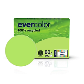 Kopierpapier EVERCOLOR, farbig, DIN A4, 80 g/m², lindgrün, 500 Blatt