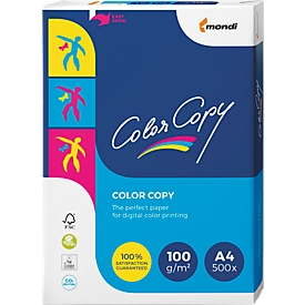 Kopierpapier Mondi Color Copy, DIN A4, 100 g/m², reinweiß, 1 Paket = 500 Blatt
