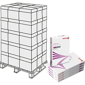 Kopierpapier Xerox Performer ECF, DIN A4, 80 g/m², weiß, 1 Palette = 240 x 500 Blatt