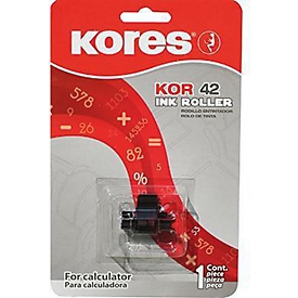 Kores Farbrolle G745SR, passend für Casio HR 150TEC, schwarz/rot, Kunststoff