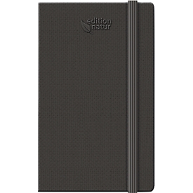 Korsch Calendrier livre Times Big 12 2025, calendrier en D/GB, reliure naturelle, L 130 x H 210 mm, noir