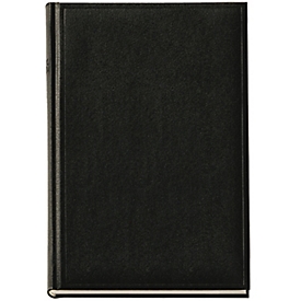 Korsch Praxistimer 2027, format A4, 400 pages, 1 jour de la semaine par page, calendrier pour D/GB/F/I, ruban de lecture, L 210 x H 297 mm, noir