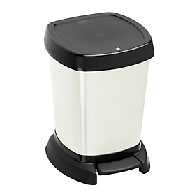 Kosmetikeimer Rotho PASO, 6 l, herausnehmbarer Inneneimer, Kunststoff, cool white