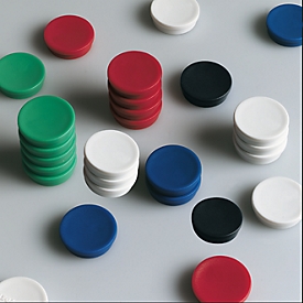 Krasbestendige magneten Legamaster, 10 stuks, zwart