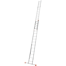 Krause aluminum rung rope access ladder ROBILO 129840, 2 x 15 rungs