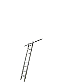 KRAUSE kastenladder, aluminium, met 2 paar inhanghaken/opberghaken, 8 treden