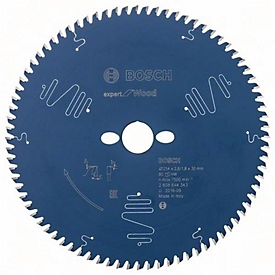 Kreissägeblatt AD 254mm Z.80 WZ Bohr.30mm Schnitt-B.2,6mm HM BOSCH