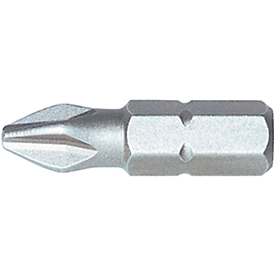 Kreuzschlitz-Pozidriv-Bit WIHA, PZ 0, Antrieb 1/4 Zoll, C 6,3, L 25 mm