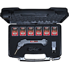 KS-Tools Kunststoffreparatur-Satz, 303-teilig, bis maximal 600° C, Akku- und Netzbetrieb, schwarz