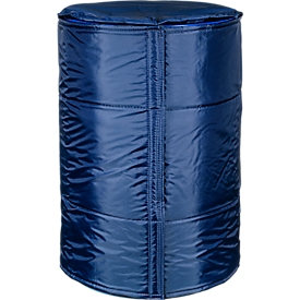 Kuhlmann Fass-Isoliermanschette, für 200-220 l Stahl- oder Kunststoff-Fässer, B 620 x T 10 x H 860 mm, Nylon, blau