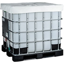 Kuhlmann Housse isolante IBC, pour conteneur IBC 1000 l avec denrées alimentaires, L 4400 x l 150 x H 100 mm, blanc