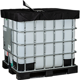 Kuhlmann IBC-Isolierhaube, für 1000 l IBC-Container, L 1200 x B 150 x H 100 mm, schwarz