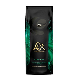 L'Or gebrande koffie Espresso Elegant, hele bonen, intensiteit 3/5, zak van 1 kg