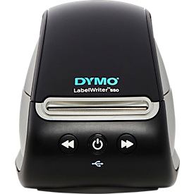 Label printer DYMO® LabelWriter™ 550, direct thermal printing, 300 x 300 dpi, 62 labels/min, auto-detect function, USB, labels incl.