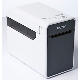 Labelprinter Brother TD-2120N, 152 mm/sec., USB/USB Host/LAN, voor 19-63 mm brede labels, B 110 x D 215 x H 172 mm, wit-grijs