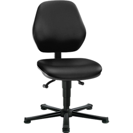 Labostoel Basic, kunstleer, Stamskin Top zwart