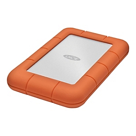 LaCie Rugged Mini - 2 TB - 3.2 Gen 1 (3.1 Gen 1) - 5400 RPM - Orange - Silber