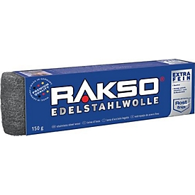 Laine d'acier inoxydable fine 1, 150 g RAKSO