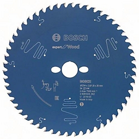 Lame de scie circulaire AD 254 mm, denture 54, alésage 30 mm, largeur de coupe 2,6 mm, carbure, BOSCH