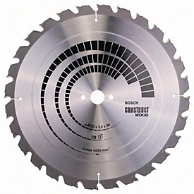 Lame de scie circulaire AD 400mm Z.28 HB coupe-B.3,5mm BOSCH