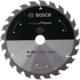 Lame de scie circulaire Stand.for Wood AD 136 mm, 24 dents, alésage 20 mm, épaisseur de coupe 1,5 mm