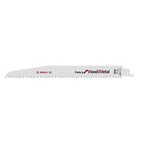 Lame de scie sabre S 1110 VF Bosch, BIM, L 225 x l 22 mm, TPI 5/8, à denture variable, pour bois & métal, 5 pièces