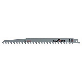 Lame de scie sabre S 1542 K L.240mm L.19mm TPI 3 8,5mm 5 pces/carte