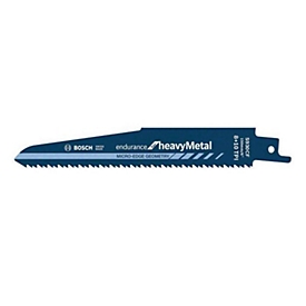 Lame de scie sabre S 930 CF Bosch, BIM, L 150 x l 22 mm, TPI 8+10, géométrie 2x2, pour métal jusqu'à 100 mm, 5 pièces