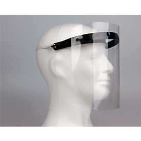 Lámina de repuesto para máscara de protección facial ajustable, 210 x 297 mm, poliéster, transparente, 5 piezas