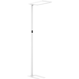Lampadaire LED Dotlux ROOFbutler, 80 W, 8800 lm, 4000 K, intensité lumineuse variable, détecteur de présence, blanc