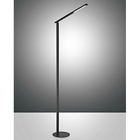 Lampadaire LED Ideal, 10 W, 770 lm, intensité lumineuse variable, IP20, Ø 200 x H 1750 mm, aluminium, noir 